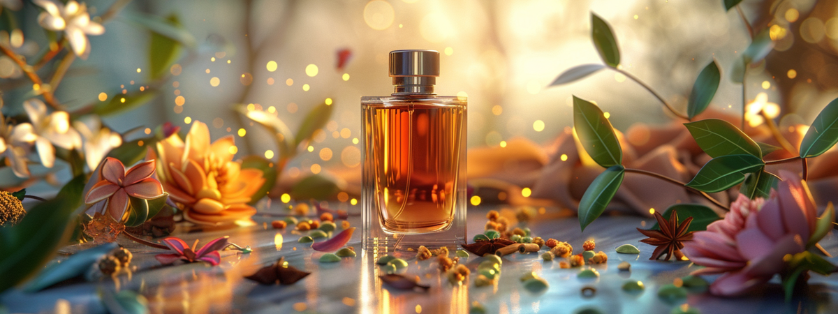 Rasasi Parfüm Collection – orientalische Düfte für Damen und Herren, inszeniert mit Blüten, Gewürzen und warmem goldenem Licht