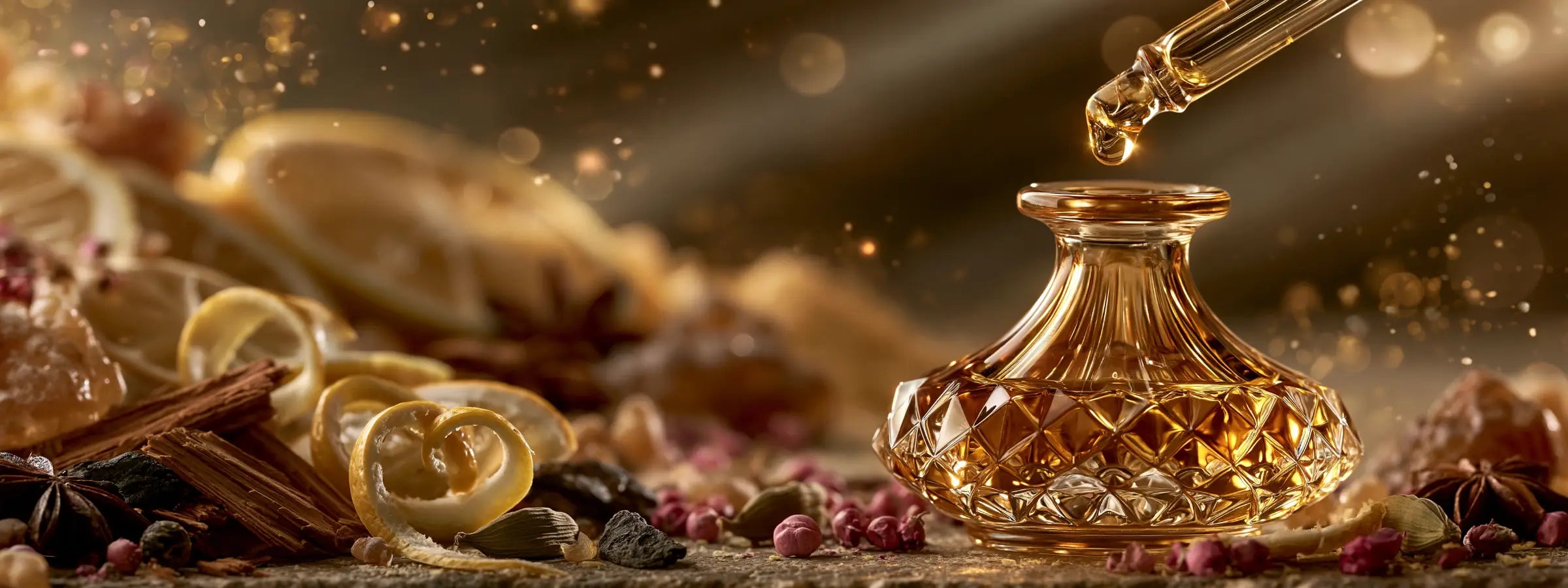 Arabischer Attar-Glasflakon mit Parfümöl, Zitrus, Holz und Gewürzen, Kategoriebanner Parfümöl Unisex von Oriental-Style