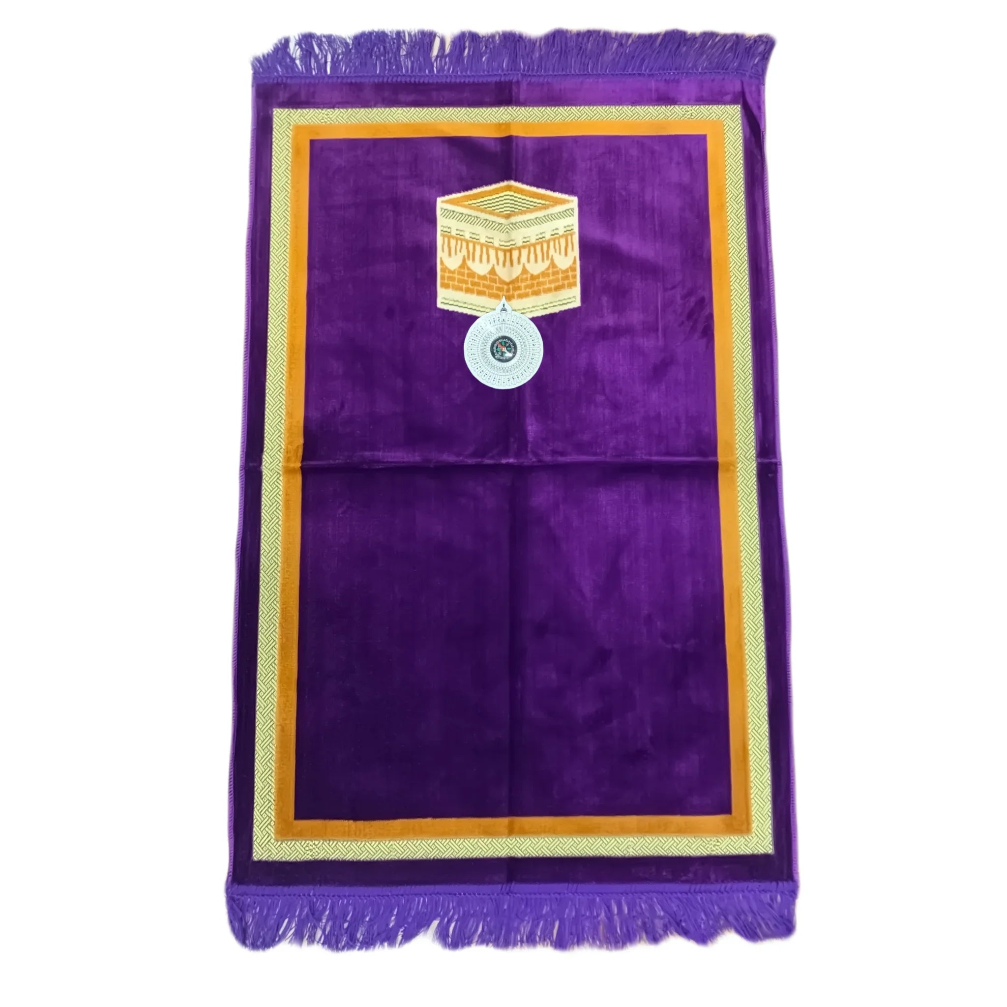Gebetsteppich - Seccade in Violett mit Kompass Oriental-Style | Oriental-Style