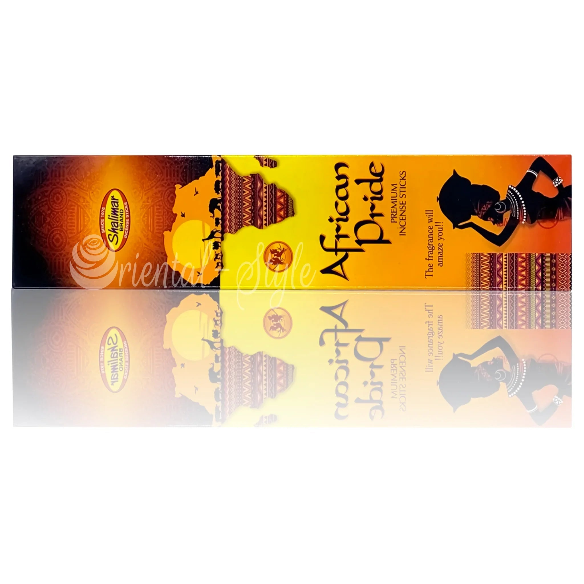 Premium Räucherstäbchen African Pride mit Blütenduft (20g) Shalimar | Oriental-Style