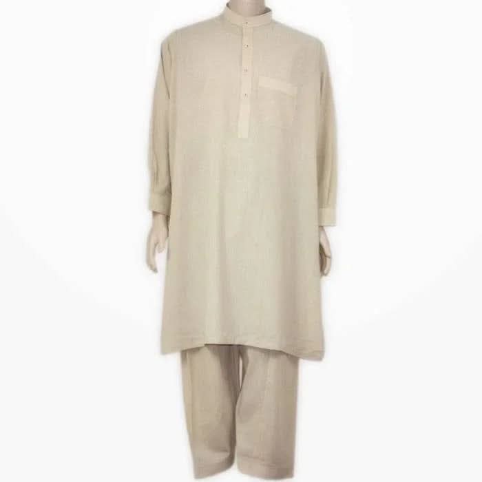 Salwar Kameez Herren - Cremebeige – Duft von Oriental - Style | oriental - style.de