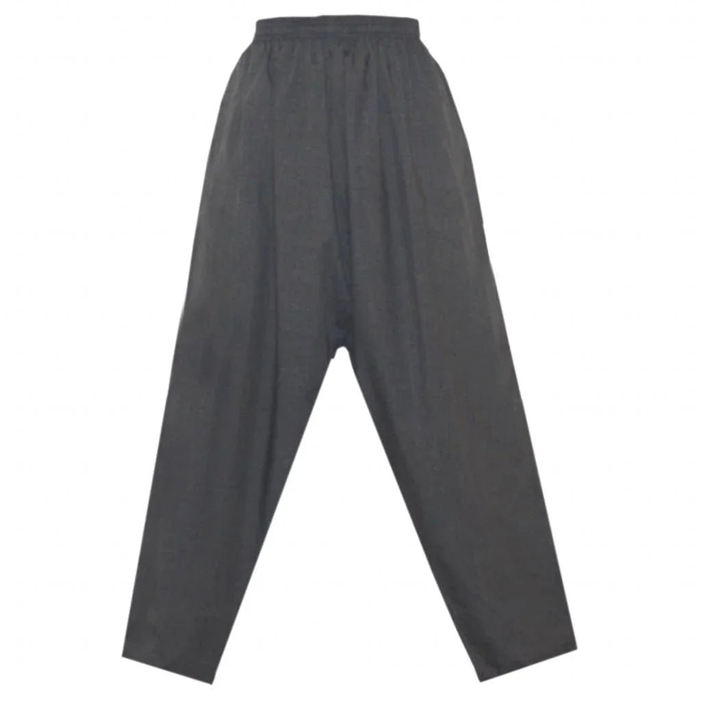 Arabische Männerhose Hose in Grau meliert Oriental-Style | Oriental-Style