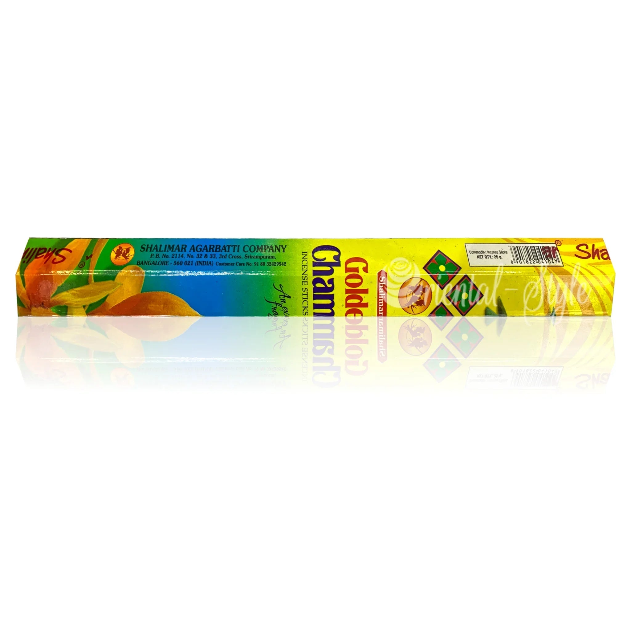 Räucherstäbchen Golden Champ mit Frangipani (20g) Shalimar | Oriental-Style