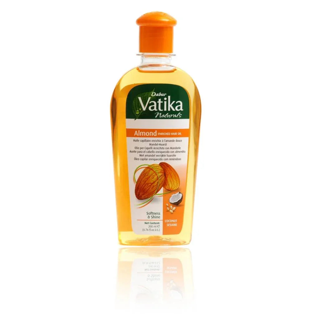 Dabur Vatika Mandel-Haaröl für weiches und glänzendes Haar - Extreme Hydration Vatika | Oriental-Style