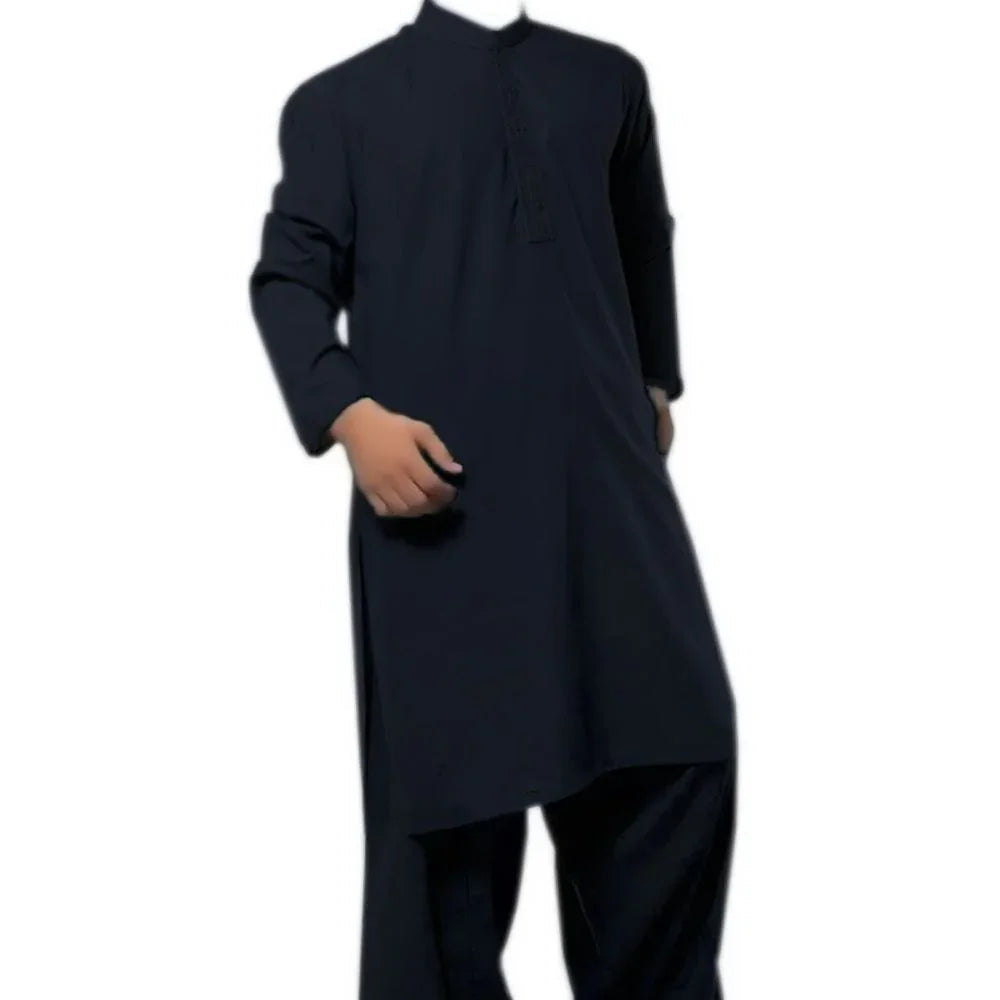 Salwar Kameez Herren - Dunkelblau Oriental-Style | Oriental-Style