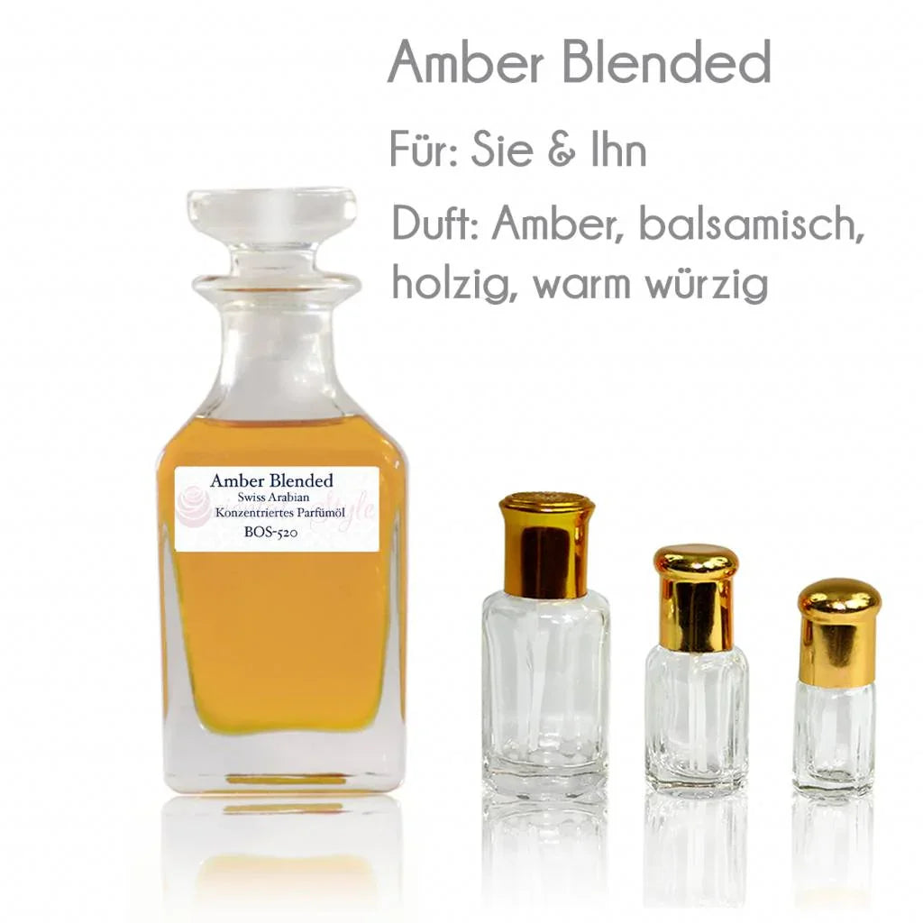 Parfümöl Amber Blended - Parfüm ohne Alkohol Swiss Arabian | Oriental-Style