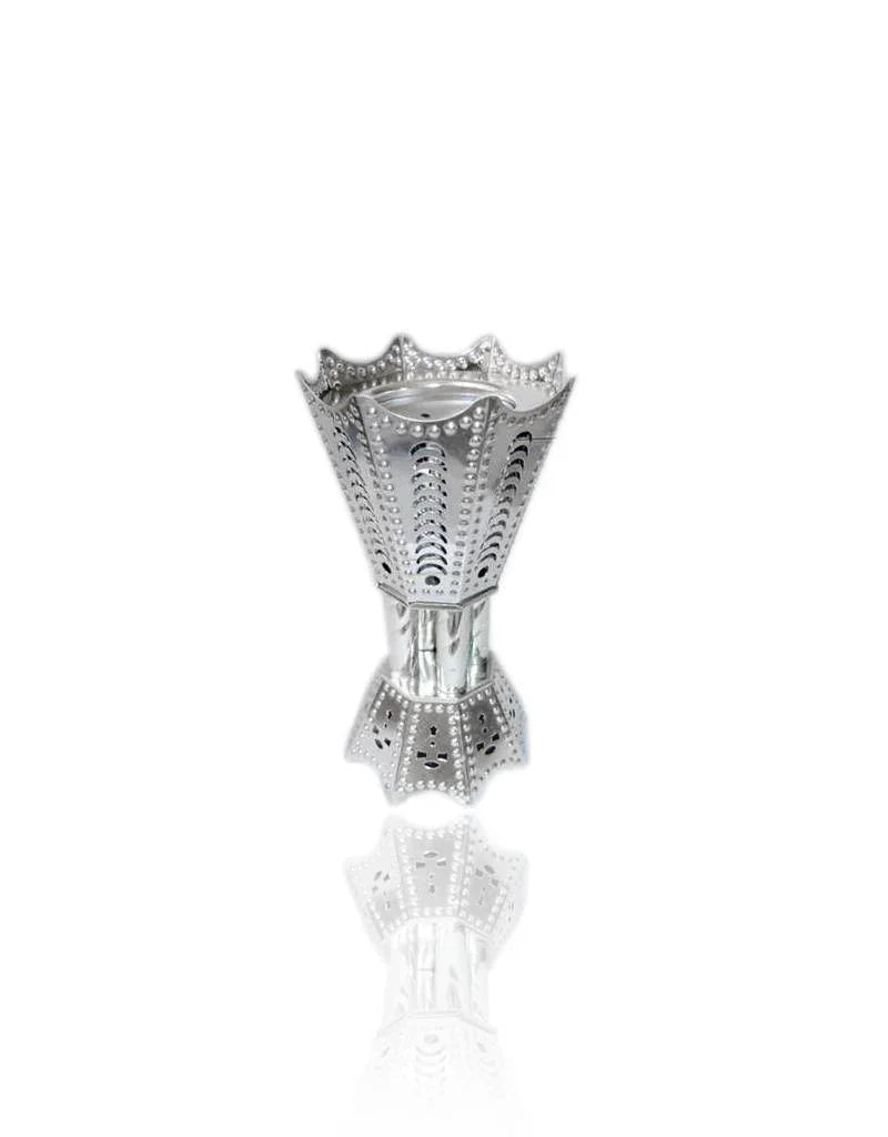 Mubkara - Großes Räuchergefäß Silber für Bakhour Oriental-Style | Oriental-Style