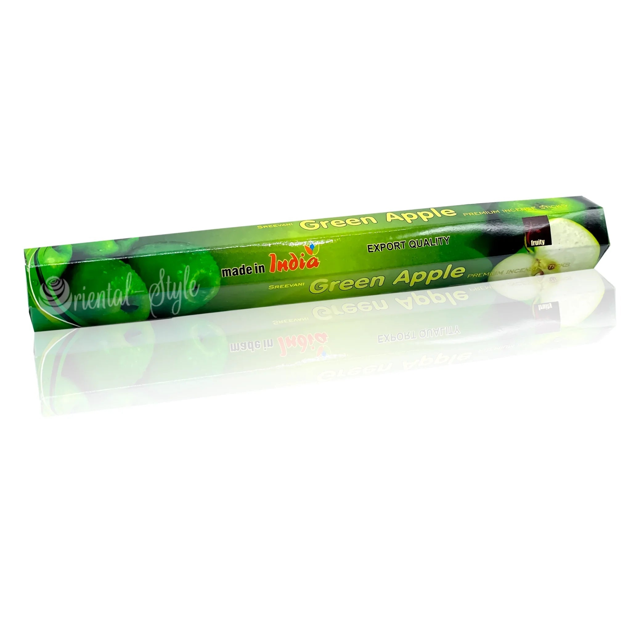 Räucherstäbchen Green Apple Sree Vani mit grünen Äpfeln (20g) Sree Vani | Oriental-Style