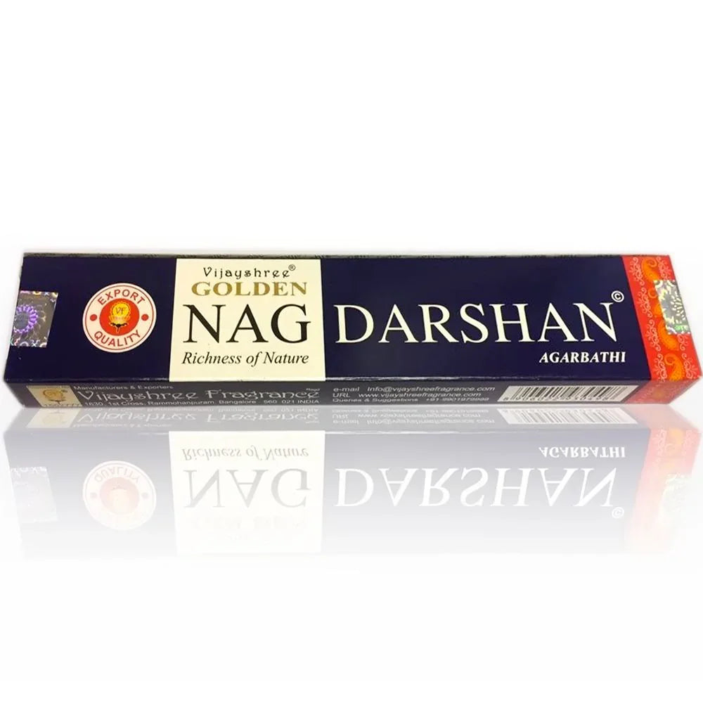 Räucherstäbchen Vijayshree Golden Nag Darshan (15g) Oriental-Style | Oriental-Style