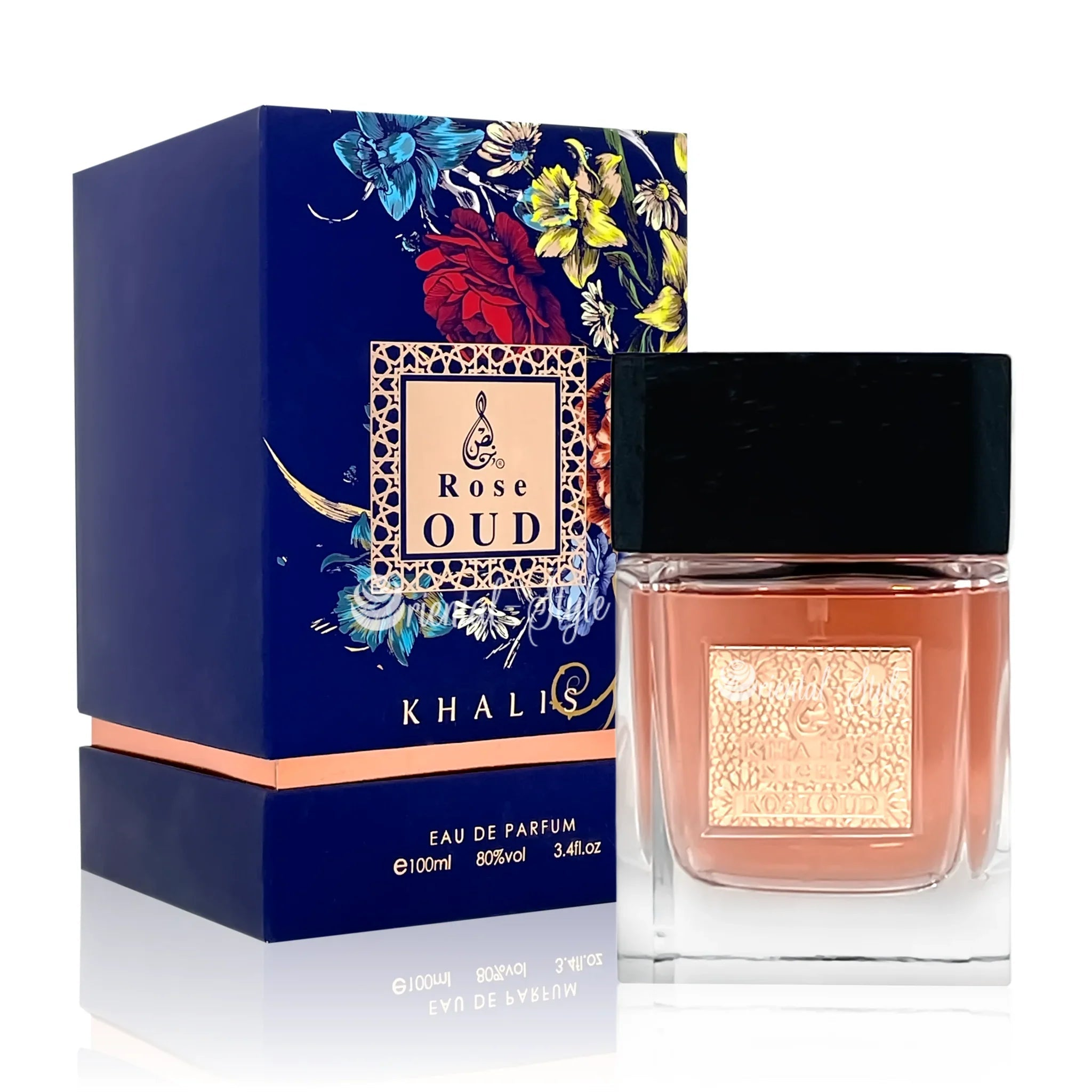 Parfüm Rose Oud Niche Collection Eau de Parfum 100ml Spray von Khalis Khalis | Oriental-Style