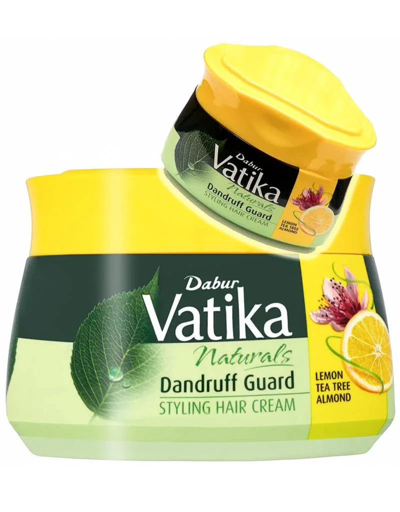Dabur Vatika Haarcreme mit Zitrone, Teebaum, Mandel gegen Schuppen Styling - Hair Cream(140ml) Vatika | Oriental-Style