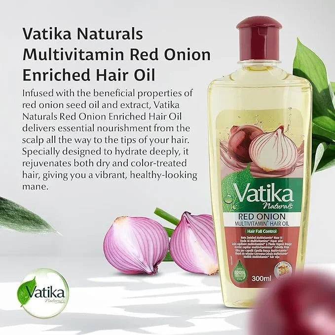 Vatika Naturals Red Onion Multivitamin Haaröl 200ml Vatika | Oriental-Style