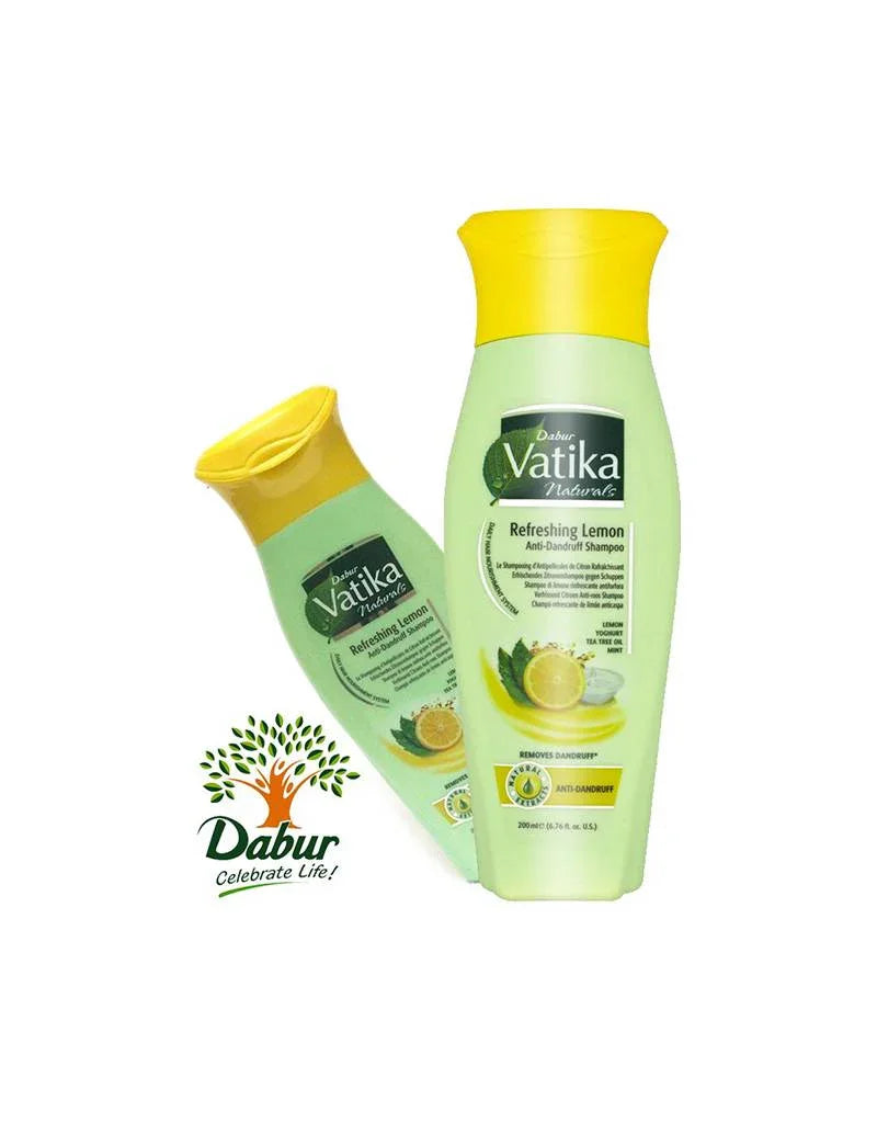 Dabur Naturals Shampoo - Refreshing Lemon Anti-Schuppen (200ml) Vatika | Oriental-Style