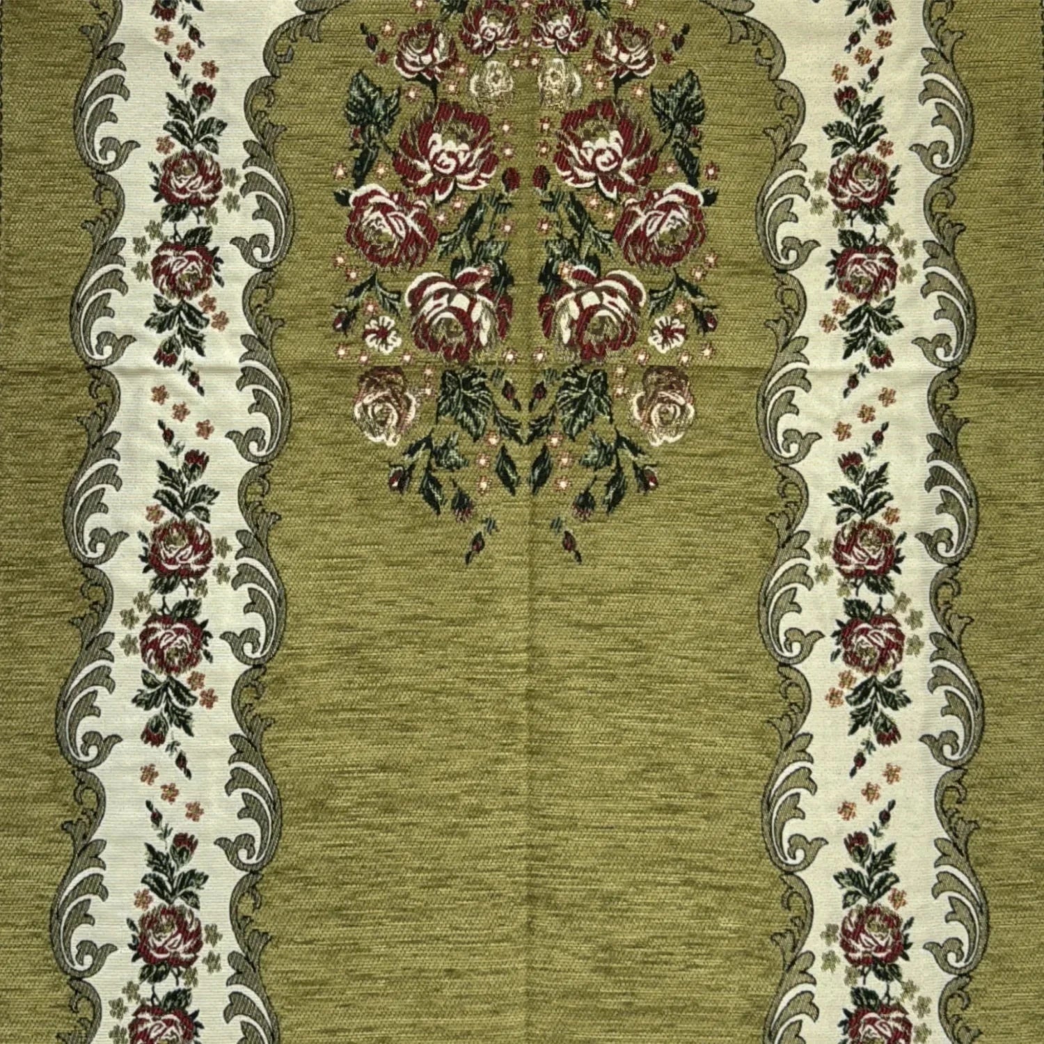 Gebetsteppich Seccade mit Mihrab in Salbeigrün Oriental-Style | Oriental-Style