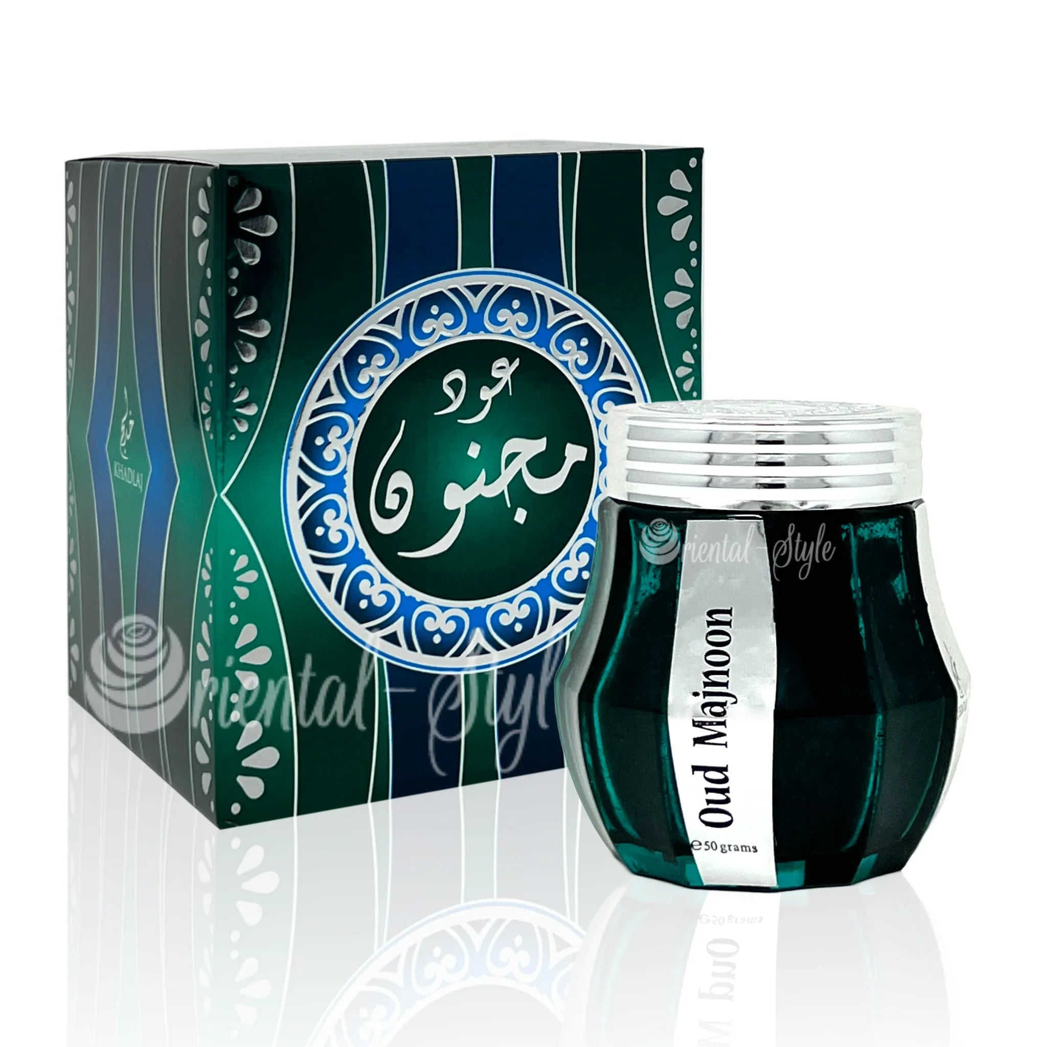 Bakhoor Bukhoor Oud Majnoon Räucherwerk 50g Khadlaj | Oriental-Style