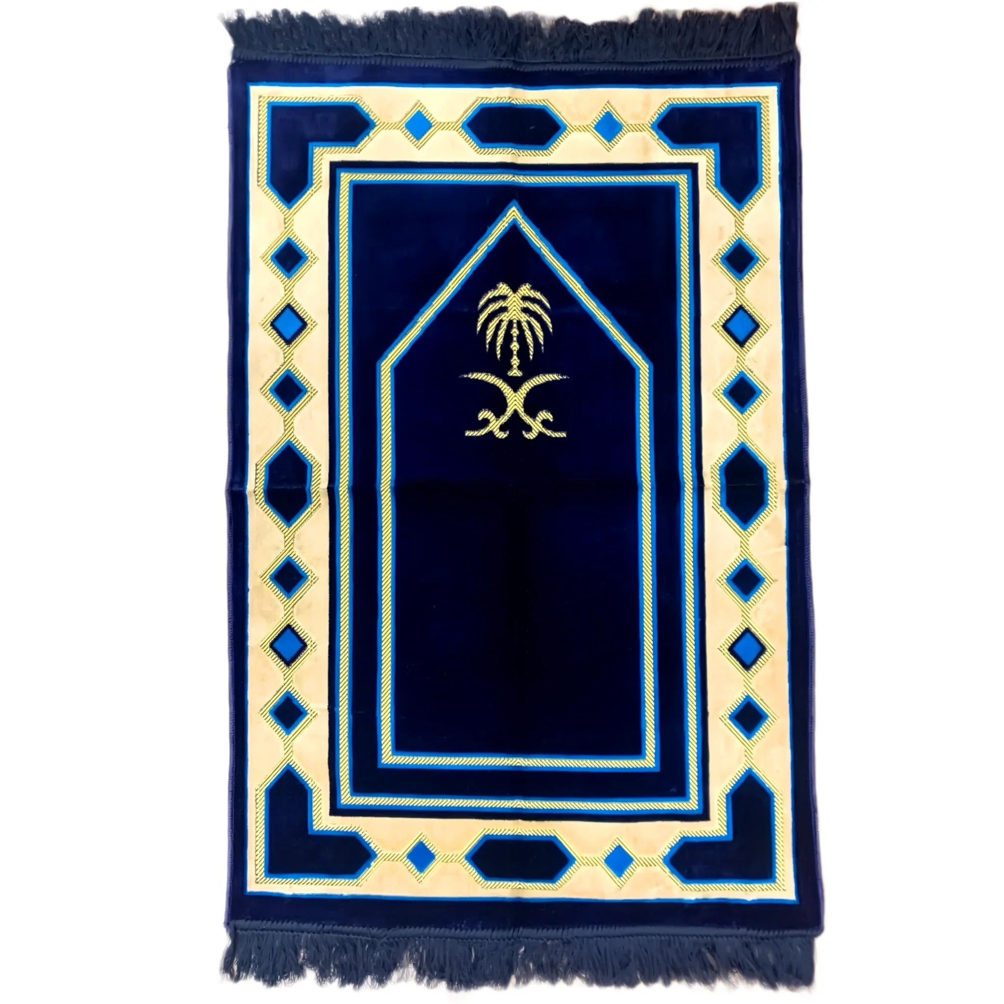 Gebetsteppich - Seccade in Dunkelblau Oriental-Style | Oriental-Style