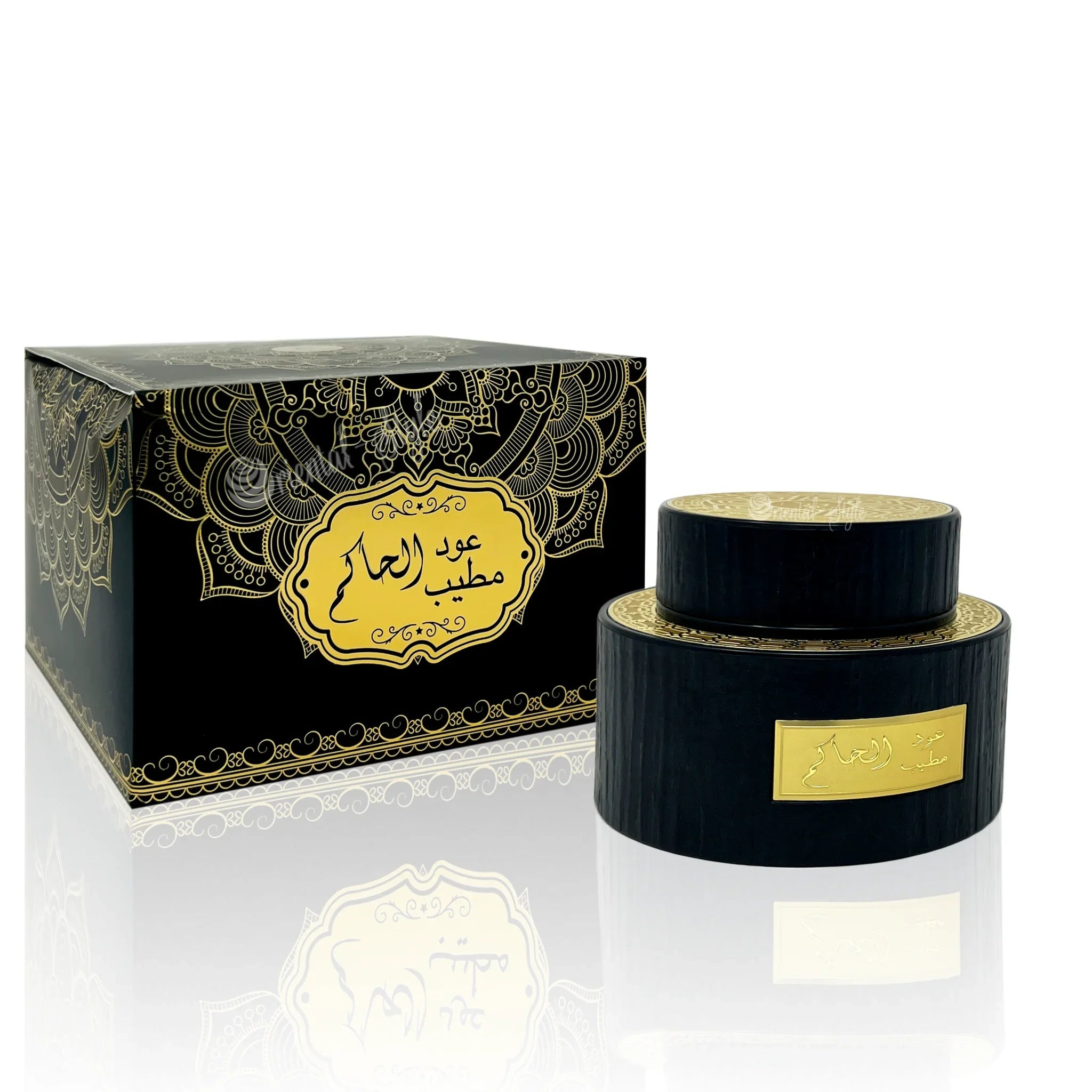 Bakhoor Bukhoor Oudh Muthaiyab Hakim Räucherwerk 100g Khadlaj | Oriental-Style