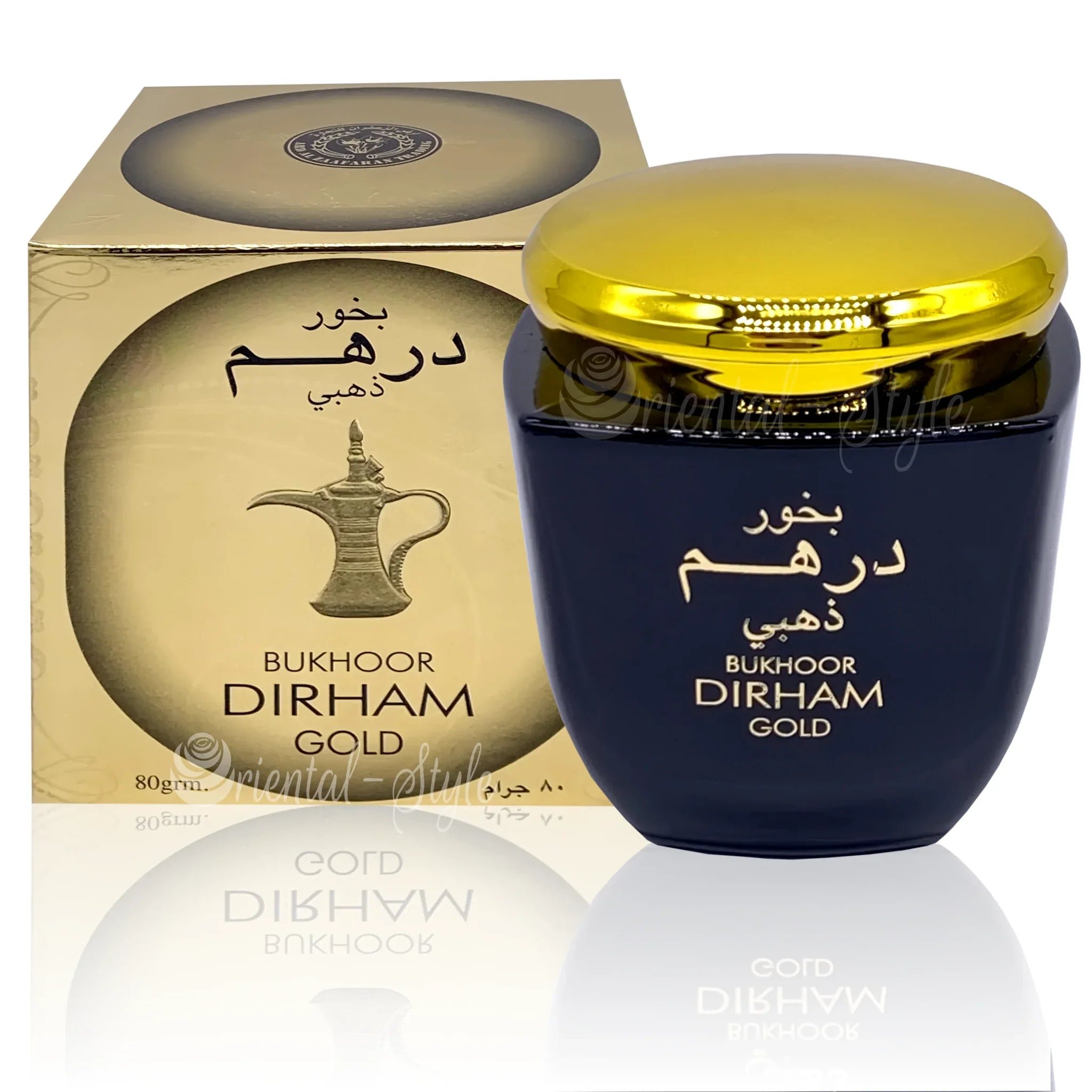 Bakhoor Dirham Gold Räucherwerk 80g Anfar | Oriental-Style