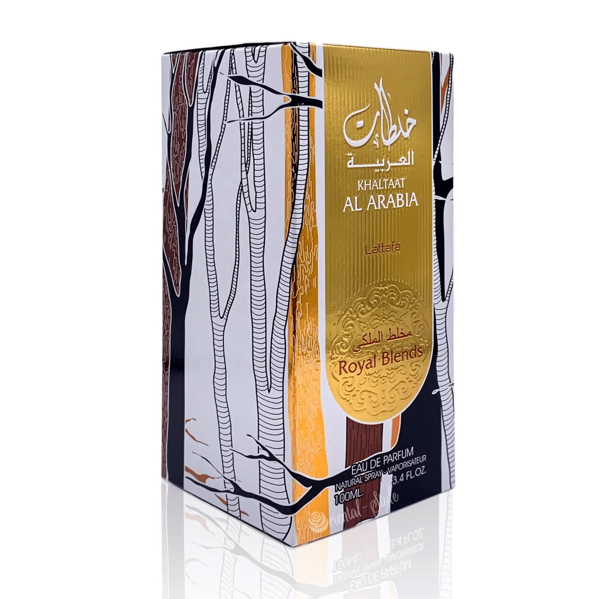 Khaltaat Al Arabia Royal Blends Eau de Parfum 100ml – Duft von Lattafa Perfumes | oriental - style.de
