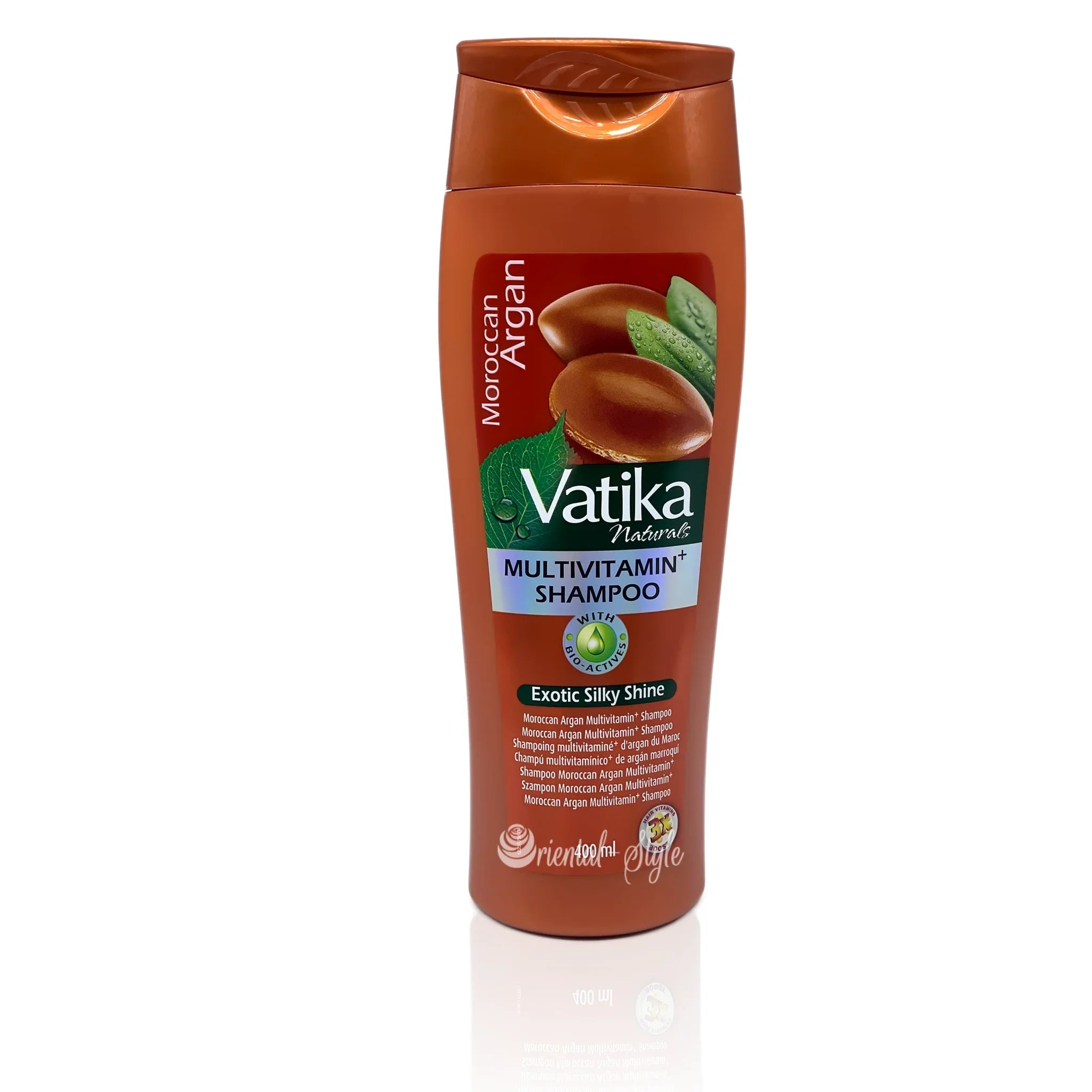 Vatika Moroccan Argan Multivitamin Shampoo für weiche, glänzende Haare (400ml) Vatika | Oriental-Style