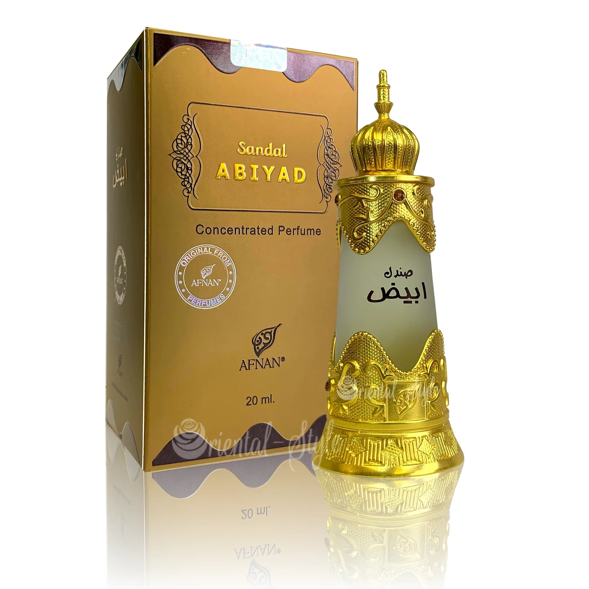 Konzentriertes Parfümöl Sandal Abiyad - Parfüm ohne Alkohol Afnan | Oriental-Style