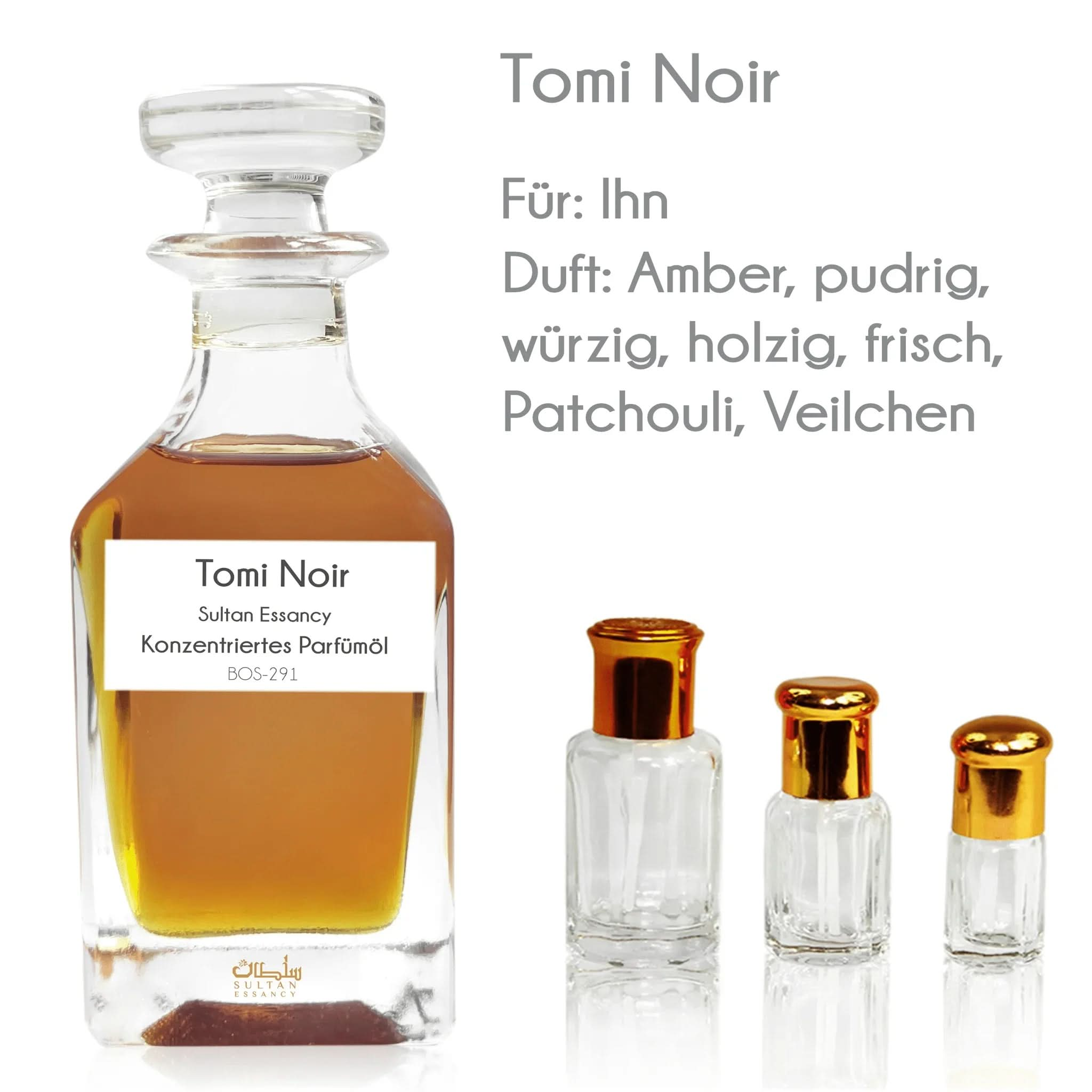 Parfümöl Tomi Noir - Parfüm ohne Alkohol – Duft von Sultan Essancy | oriental - style.de