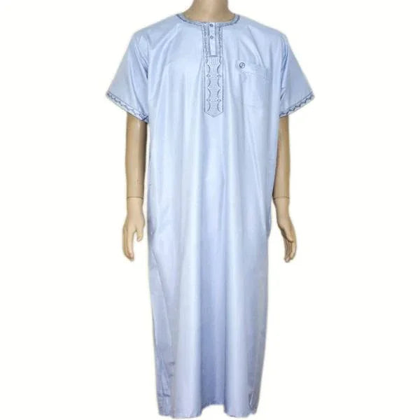Arabischer Anzug Halbarm in Hellblau Oriental-Style | Oriental-Style
