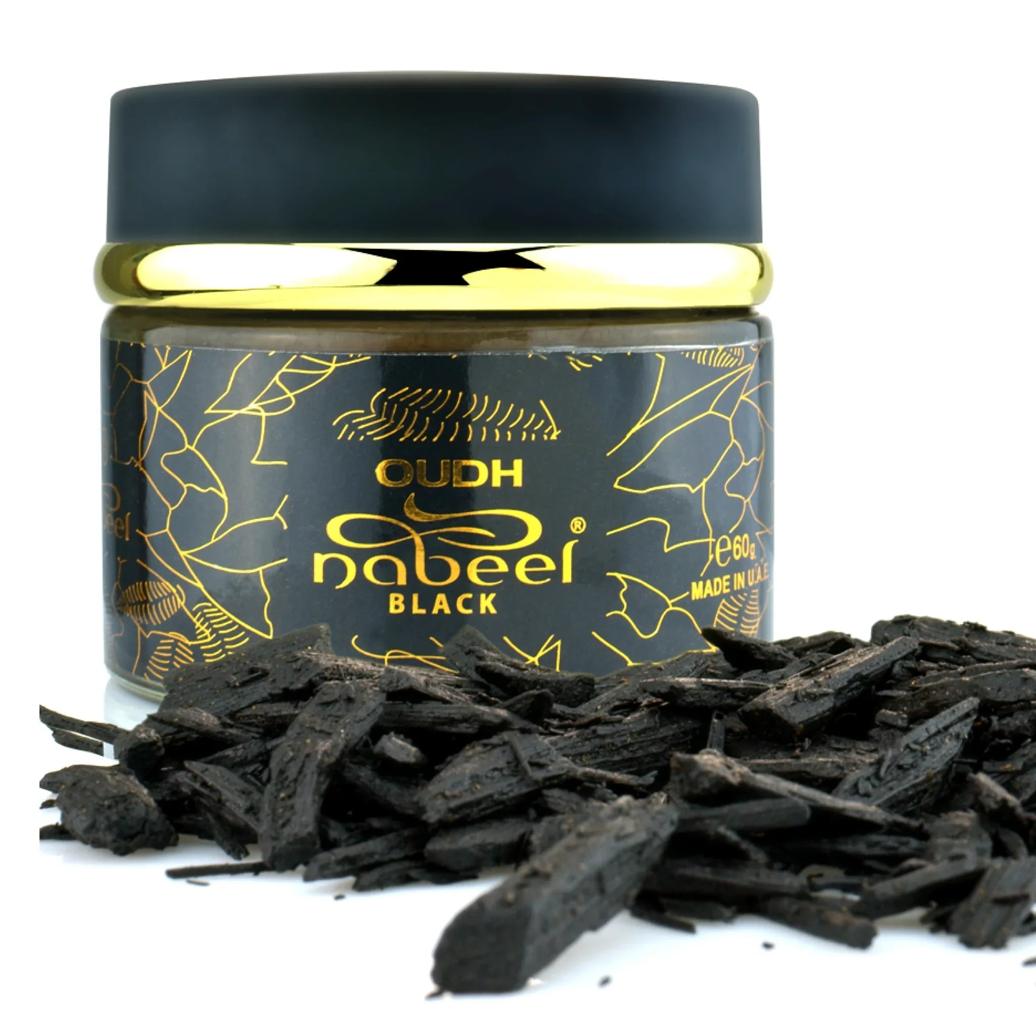 Bakhoor Oudh Nabeel Black Räucherwerk 60g Nabeel Perfumes | Oriental-Style