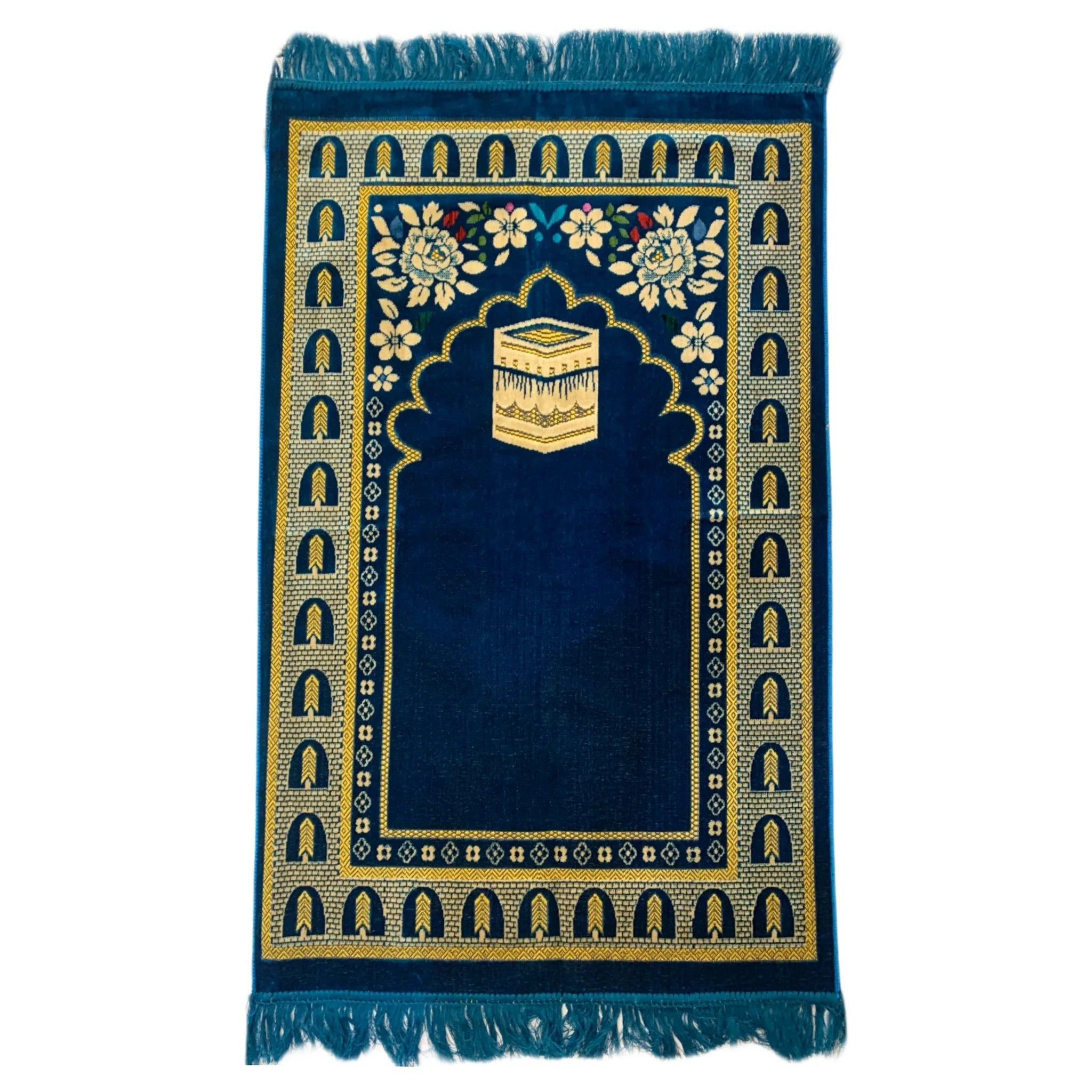 Gebetsteppich - Seccade in Dunkelblau Oriental-Style | Oriental-Style