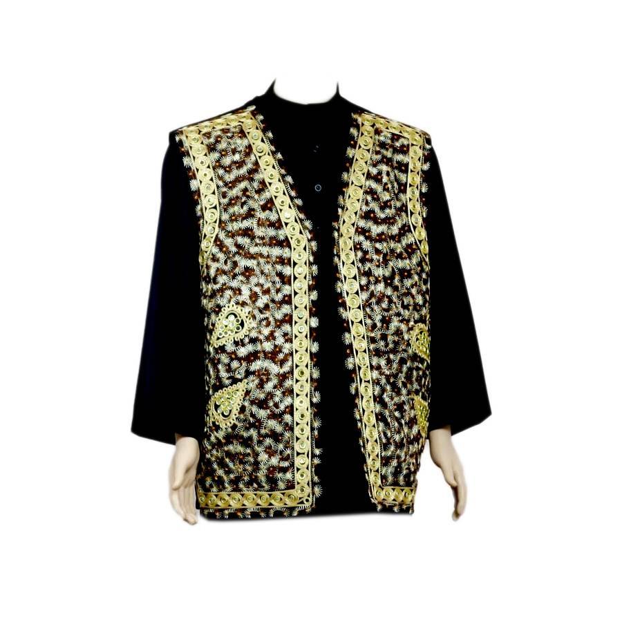 Orientalische Indische Spiegelweste - Schwarz Oriental-Style | Oriental-Style
