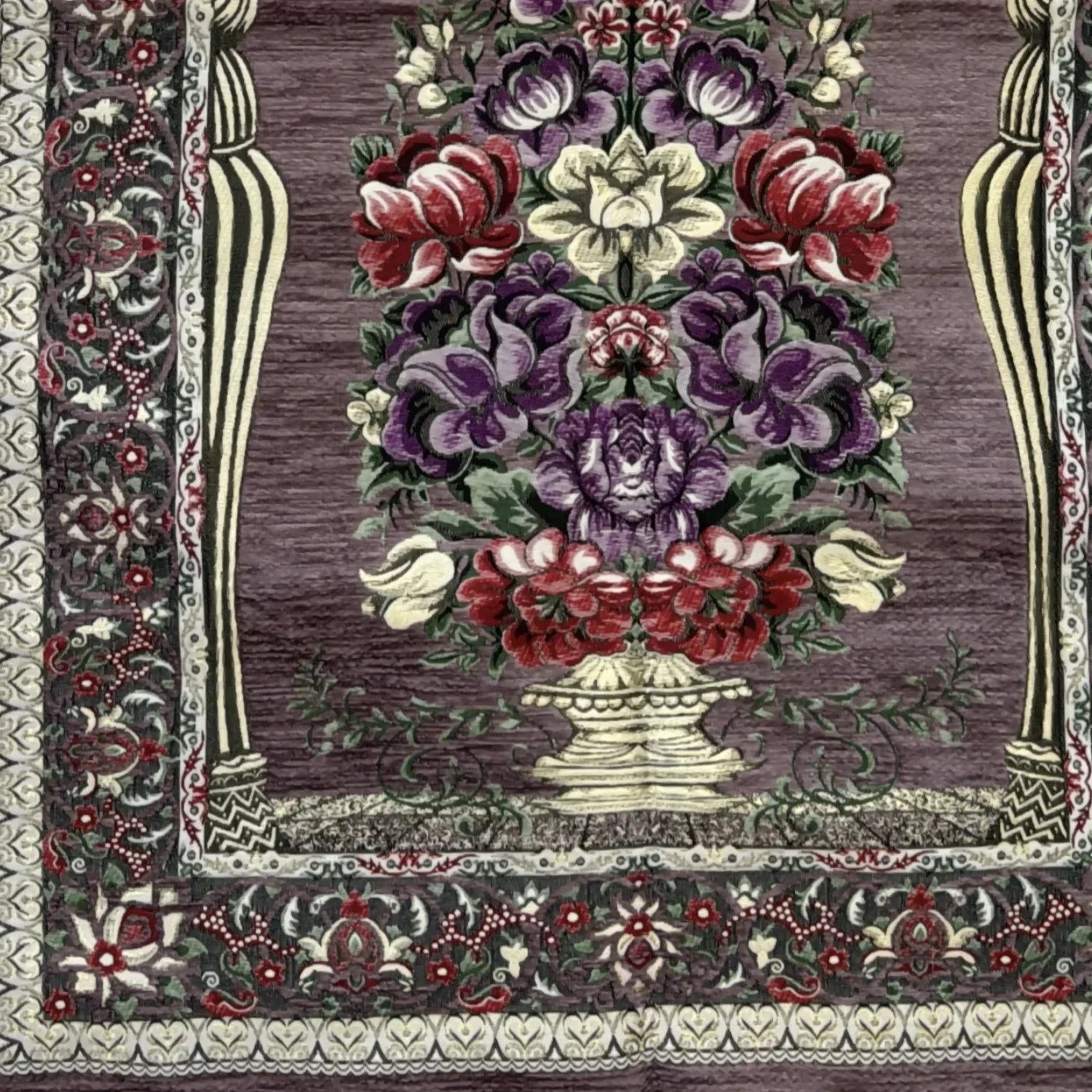 Gebetsteppich Luxus Seccade – Pflaume Oriental-Style | Oriental-Style
