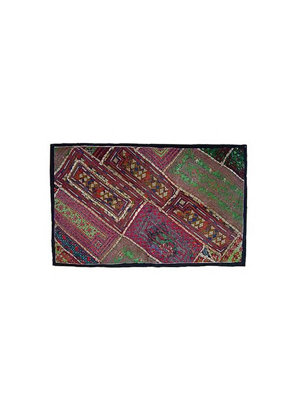 Wandteppich Patchwork Rajasthan Einzelstück Wandbehang Oriental-Style | Oriental-Style