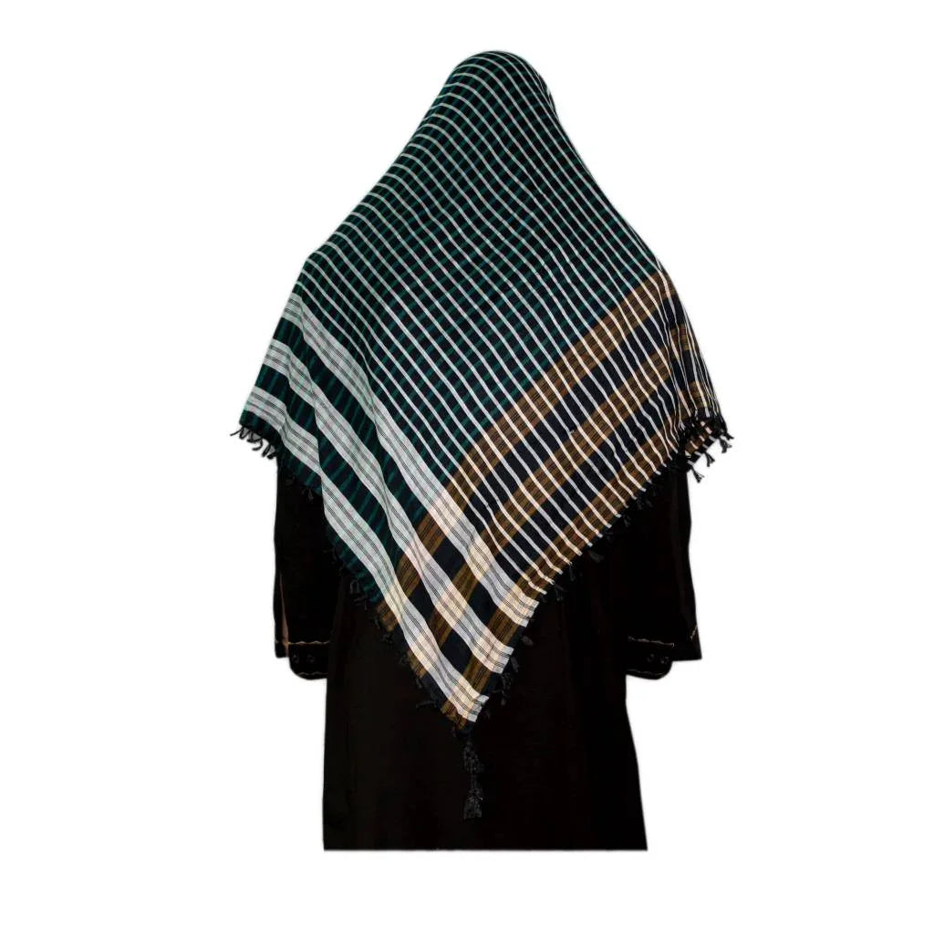 Großes Tuch - Shimagh Shemagh in Schwarz Oriental-Style | Oriental-Style