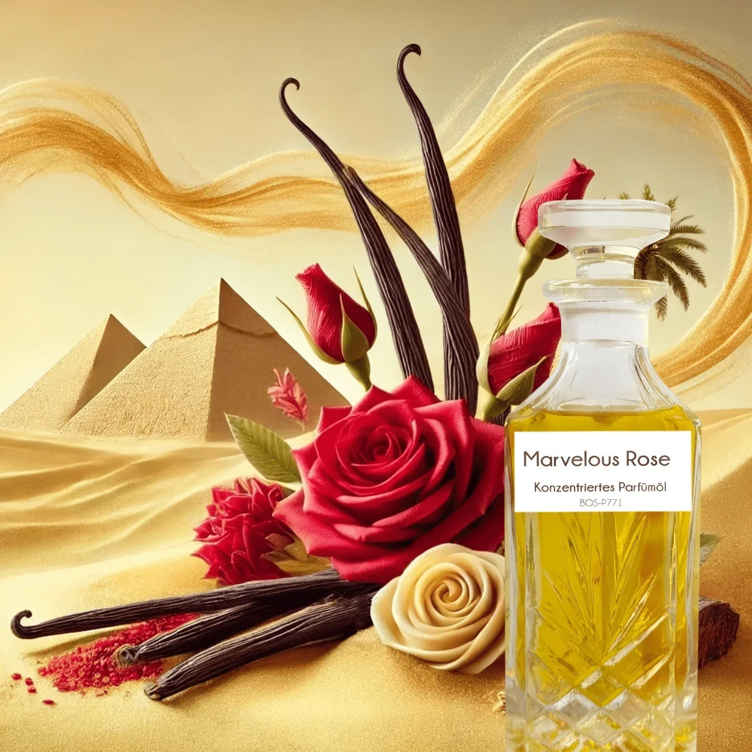 Parfümöl Marvelous Rose - Attar Parfüm Sultan Essancy | Oriental-Style