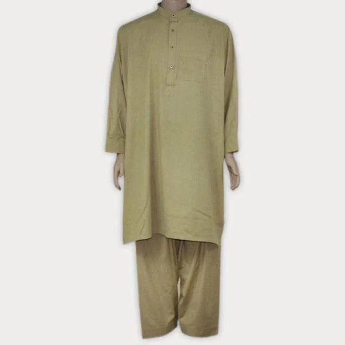 Salwar Kameez Herren - Cremegrün Oriental-Style | Oriental-Style
