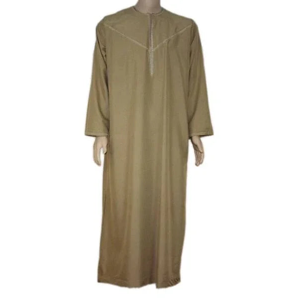 Arabischer Anzug mit Stickerei in Braun Oriental-Style | Oriental-Style