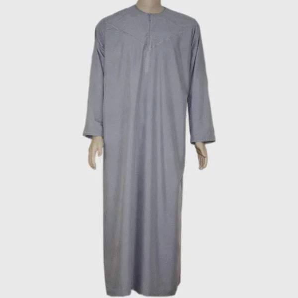 Arabischer Anzug mit Stickerei in Dunkelgrau Oriental-Style | Oriental-Style