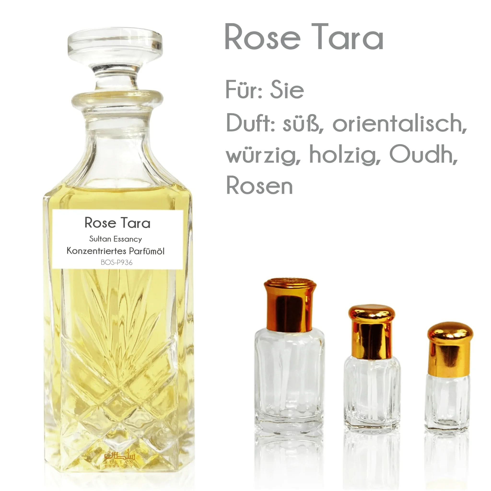 Parfümöl Rose Tara - Parfüm ohne Alkohol – Duft von Sultan Essancy | oriental - style.de