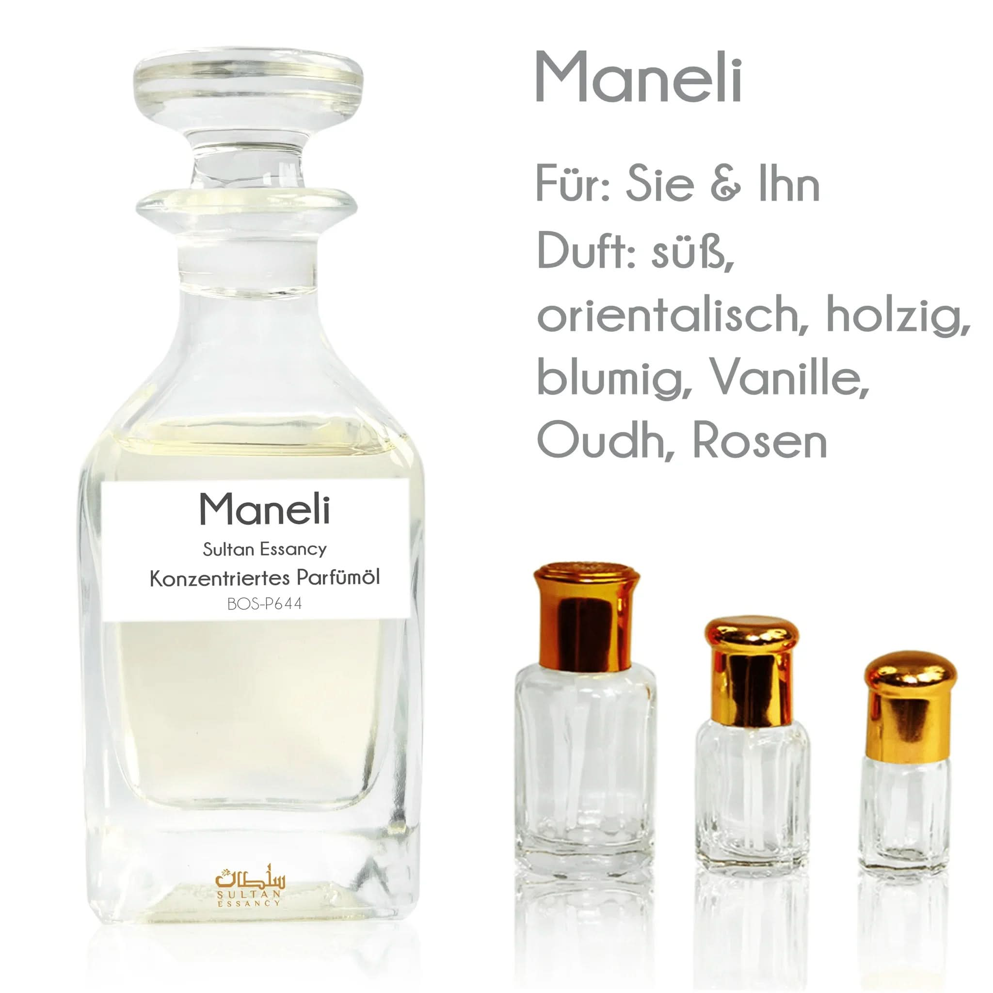 Parfümöl Maneli - Parfüm ohne Alkohol – Duft von Sultan Essancy | oriental - style.de