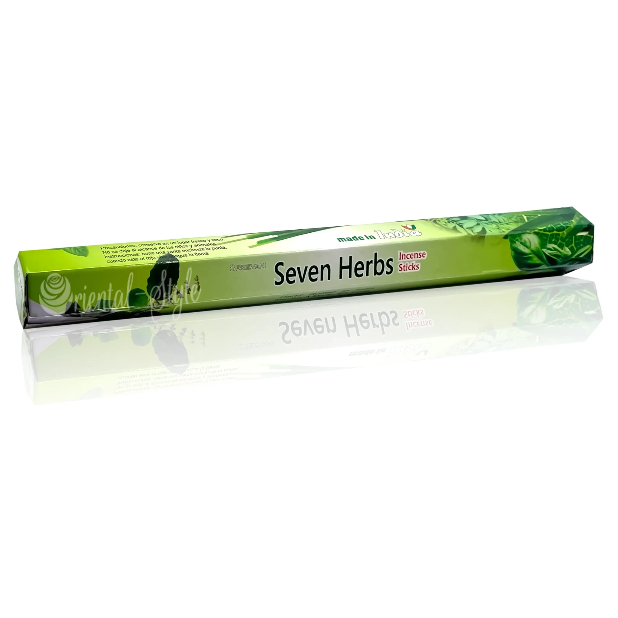 Räucherstäbchen Seven Herbs Kräuter Sree Vani (20g) Sree Vani | Oriental-Style