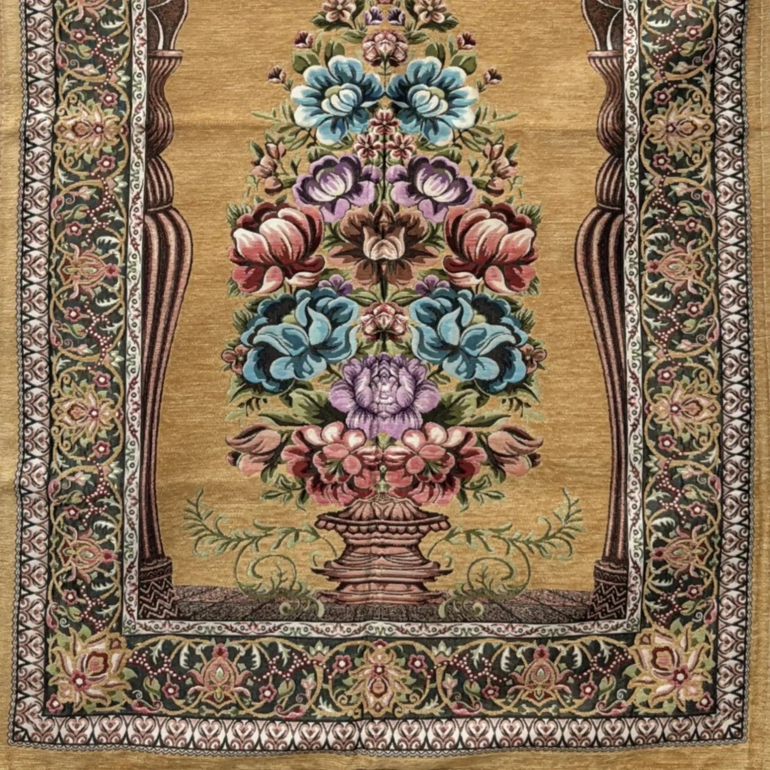 Gebetsteppich Luxus Seccade – Sandgold Oriental-Style | Oriental-Style