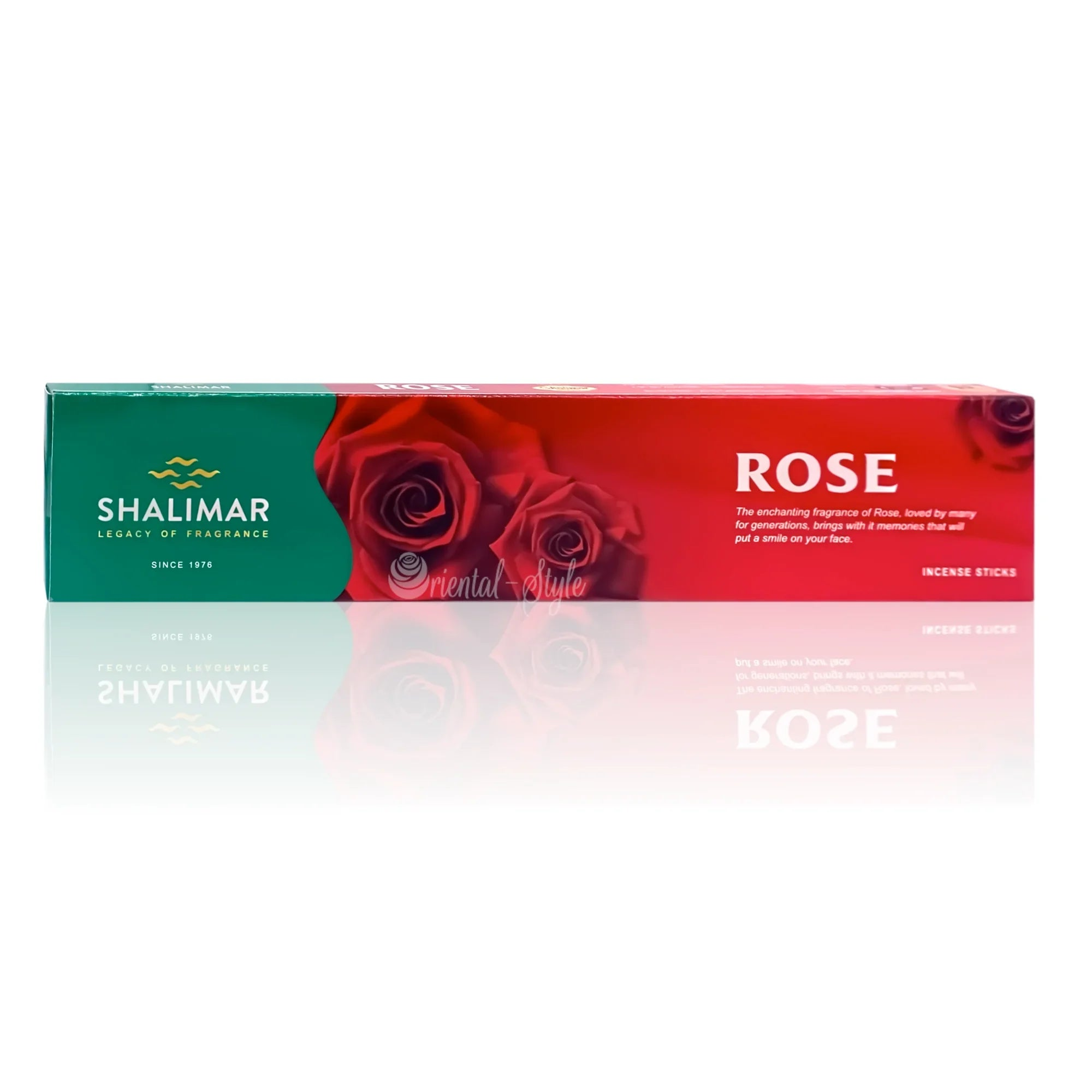 Räucherstäbchen Rose mit Rosenduft (40g) Shalimar | Oriental-Style