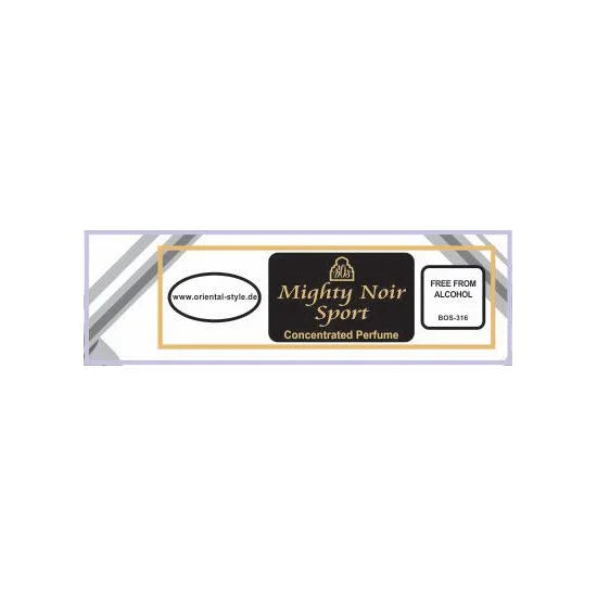 Parfümöl Mighty Noir Sport- Parfüm ohne Alkohol Swiss Arabian | Oriental-Style