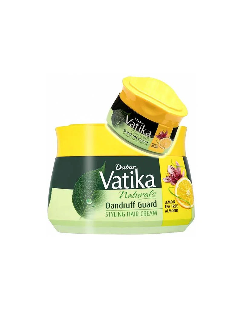 Dabur Vatika Haarcreme mit Zitrone, Teebaum, Mandel gegen Schuppen Styling - Hair Cream(140ml) Vatika | Oriental-Style