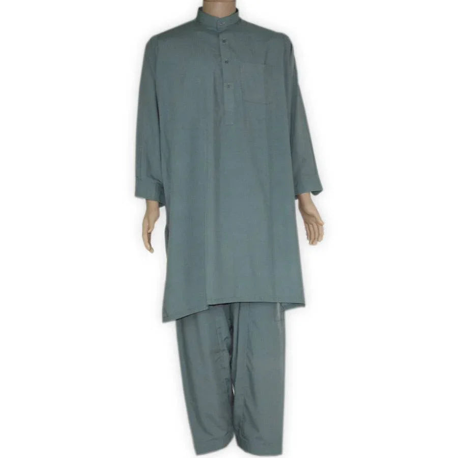 Salwar Kameez Herren - Grüngrau Oriental-Style | Oriental-Style