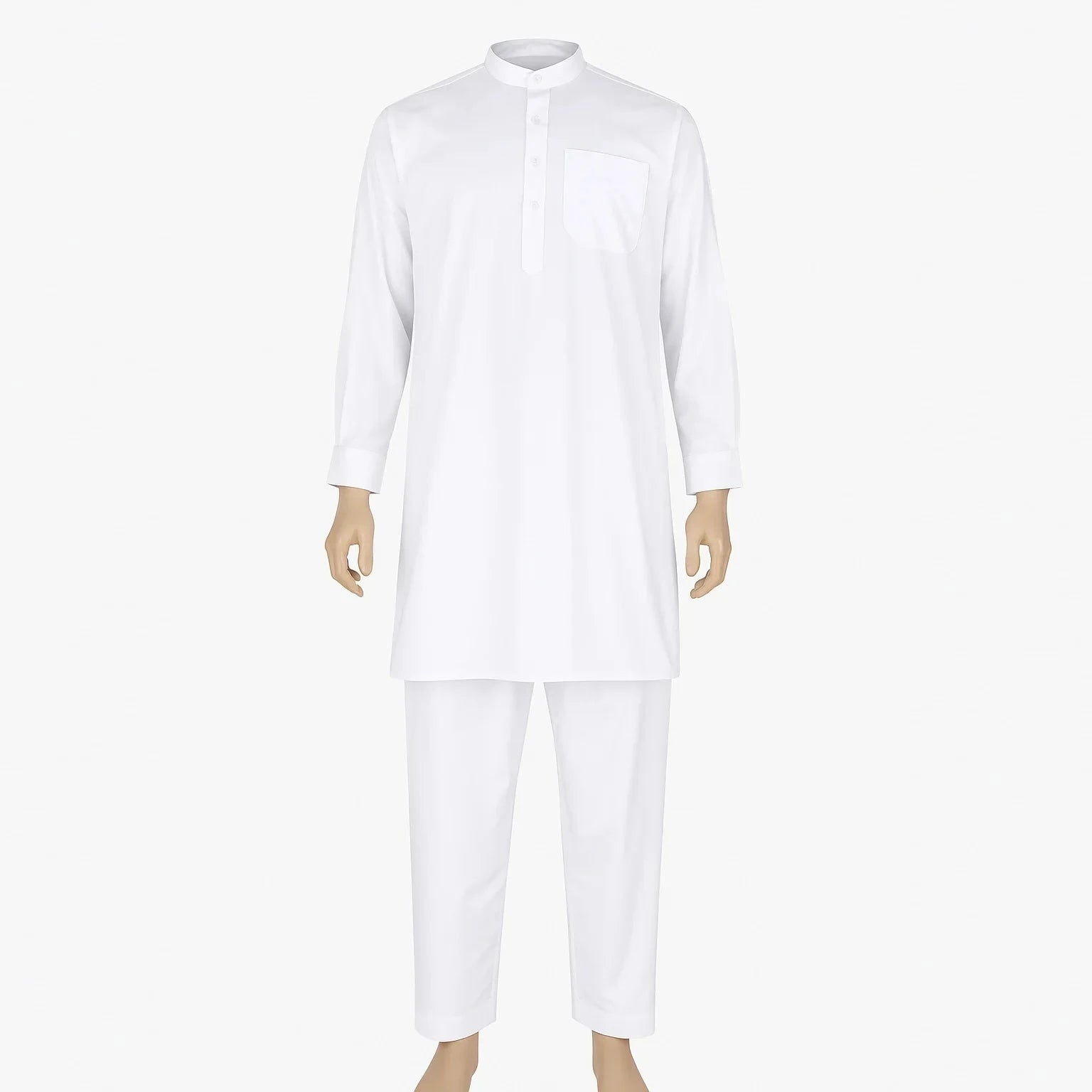 Salwar Kameez Herren - Weiss Oriental-Style | Oriental-Style