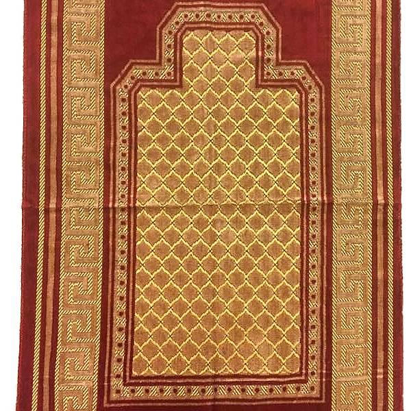 Gebetsteppich - Seccade in Burgundrot Oriental-Style | Oriental-Style