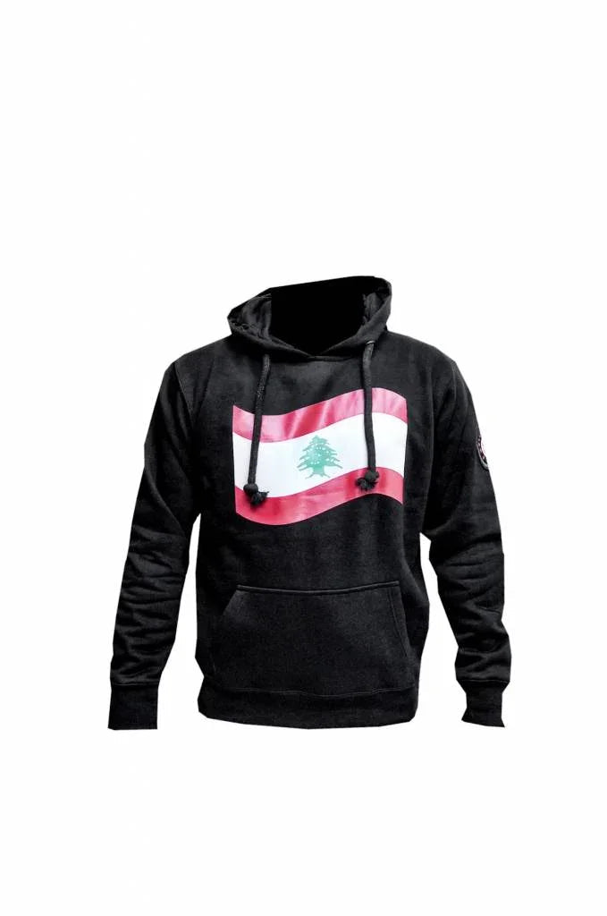 Kapuzen Sweatshirt Hoodie Libanon Flagge 313 Badr | Oriental-Style