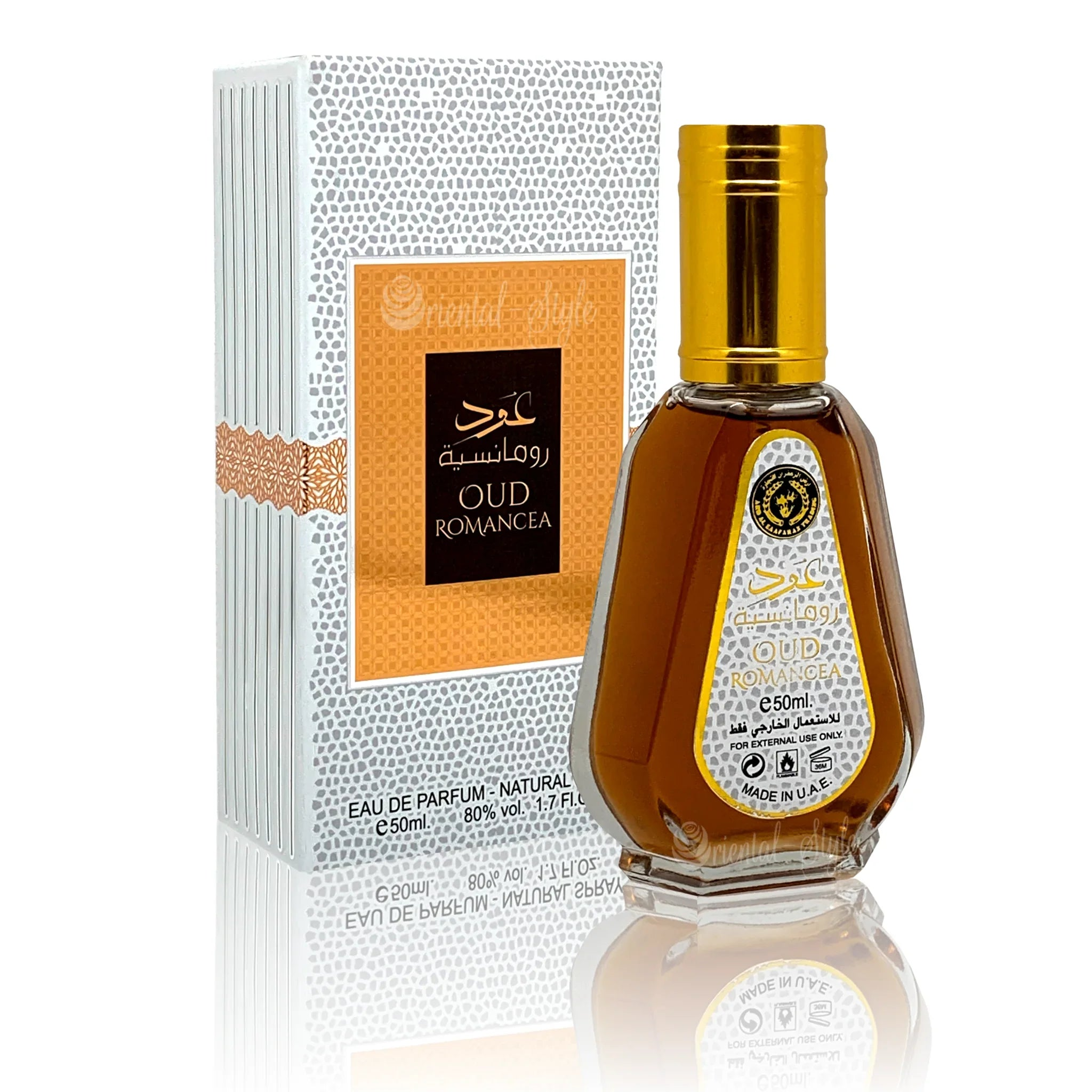 Oud Romancea Eau de Parfum 50ml Parfüm Spray Ard Al Zaafaran | Oriental-Style