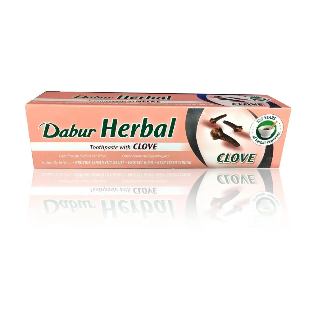 Ayurvedische Zahnpasta mit Nelken - Vegan, Fluoridfrei (100ml) Dabur | Oriental-Style
